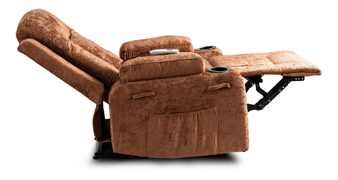 Masážní křeslo Banesto (hnědá)