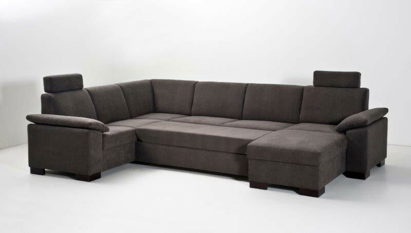 Rohová sedací souprava U BRW Malaga U 2P+R+2,5F+OT (P)