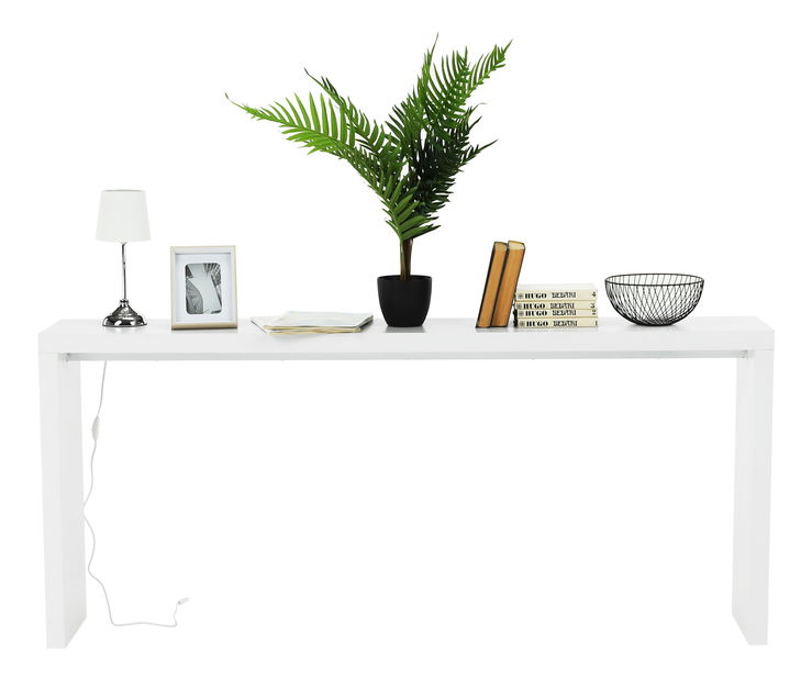 Konzolový stolek Hanndel (bílá)
