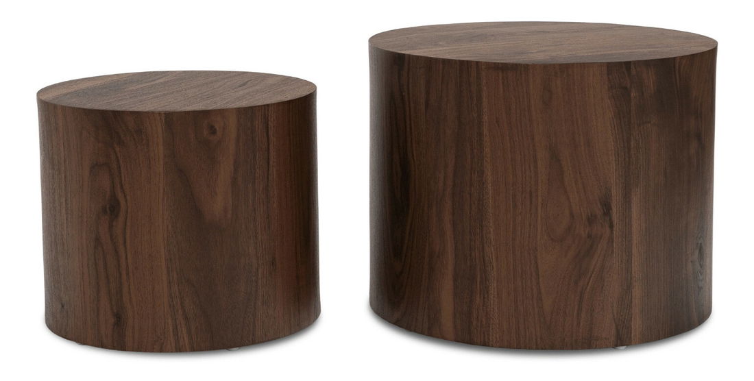 Set 2 ks konferenčních stolků Liloo (ořech)