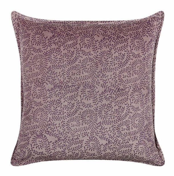 Sada 2 ozdobných polštářů 45 x 45 cm Kalma (růžová)