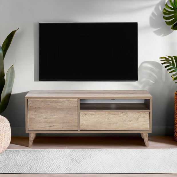 TV stolek/skříňka Thea (ořech světlý)