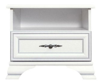 Noční stolek Kuito KOM1S (alpská bílá)