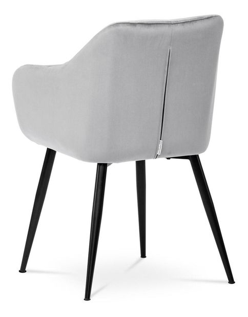 Jídelní židle Prevalecio (stříbrná)