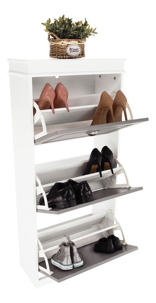 Botník Epery TYP 2 (bílá + šedá)