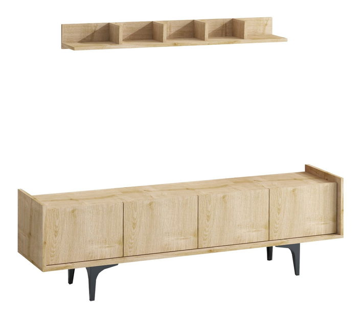 Obývací stěna Aliex 1 (dub safírový)