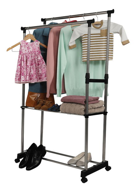 Věšák na kolečkách Drap