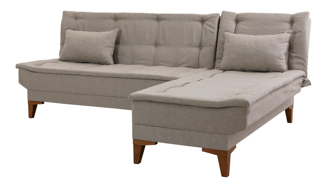 Rohová sedačka Santic (krémová)