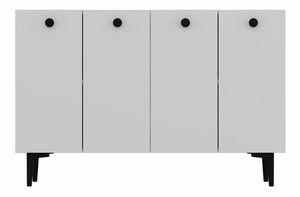 Skříňka Betí (bílá + dub safírový)