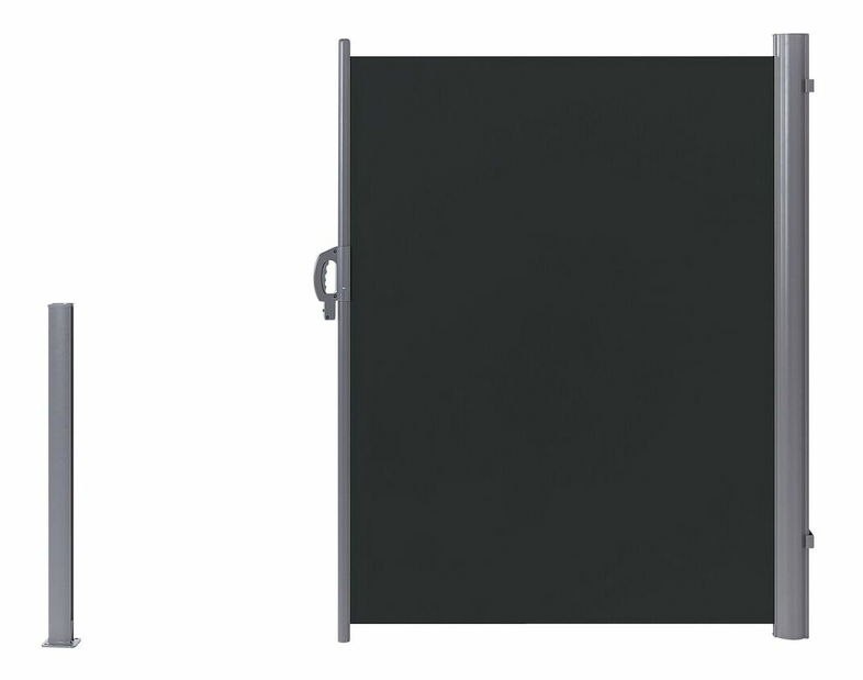 Stínící zatahovací markýza 160x300 cm Dallas (grafitová)