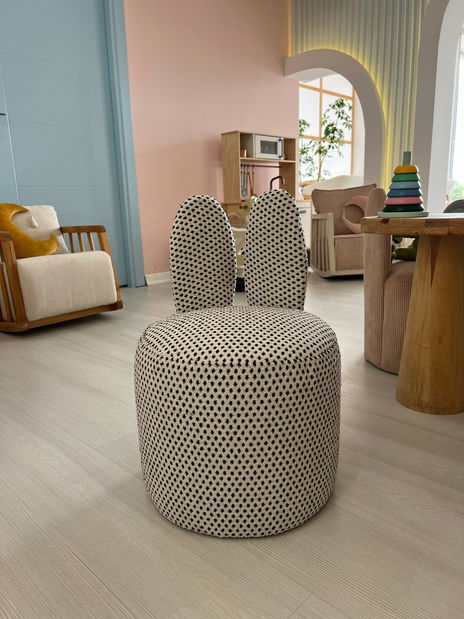 Taburetka Bunnie (hnědá)