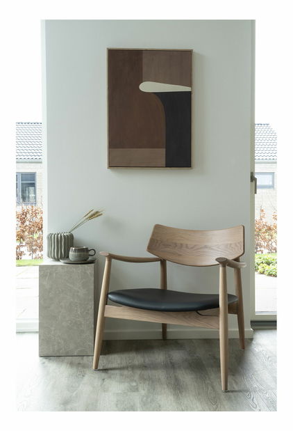 Křeslo Oliveria 1 (přírodní + černá)