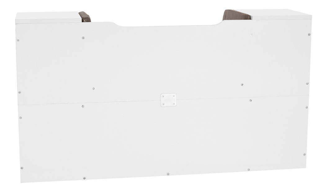 Skříňka Felicia (bílá + hnědá)