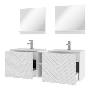 Koupelnová sestava Nadalo VI (bílá)