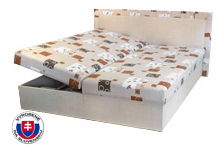 Manželská postel 160 cm Hedviga (se sendvičovou matrací)