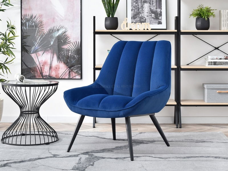 Křeslo Zolta (námořnická + černá)