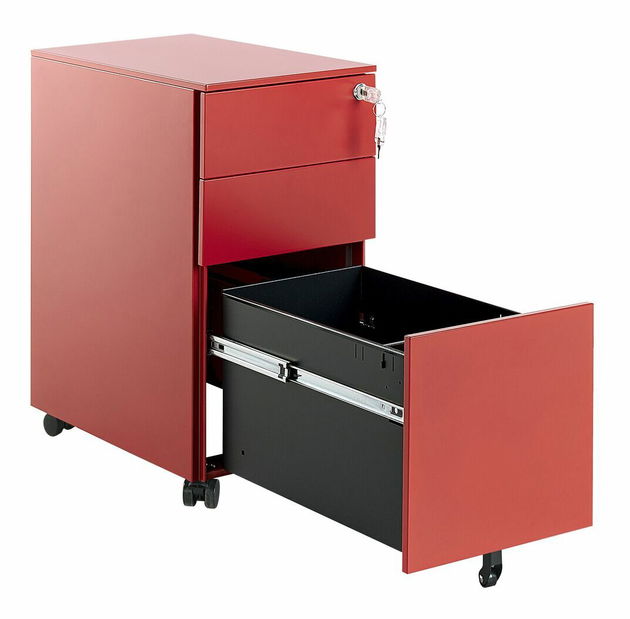 Komoda BALSAN (červená)