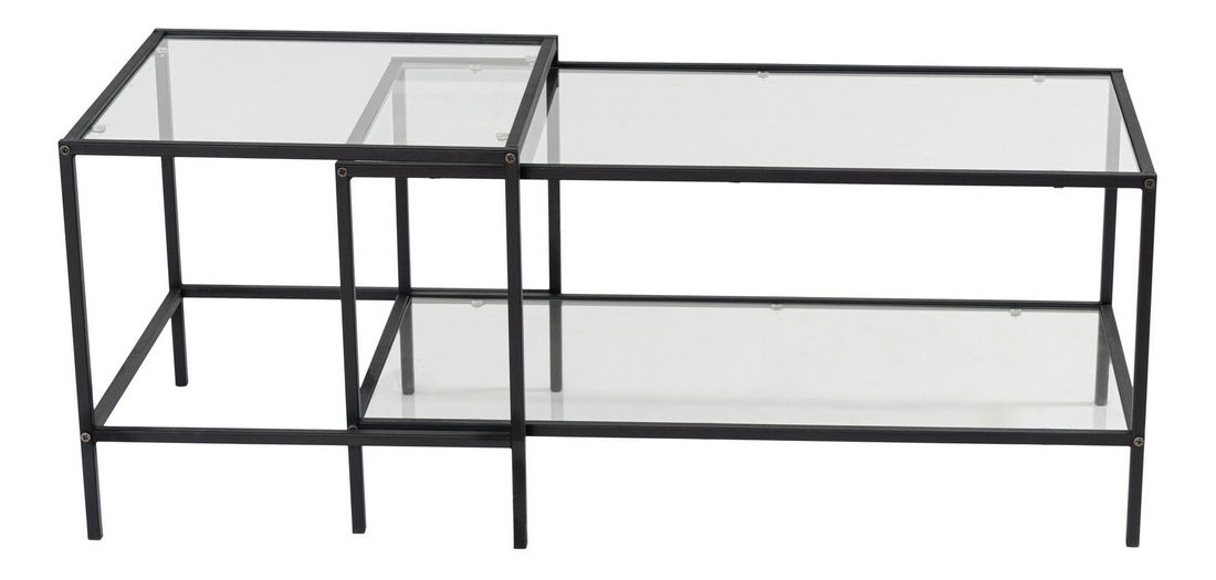 Set 2 ks. konferenčních stolků Sevaga (černá)