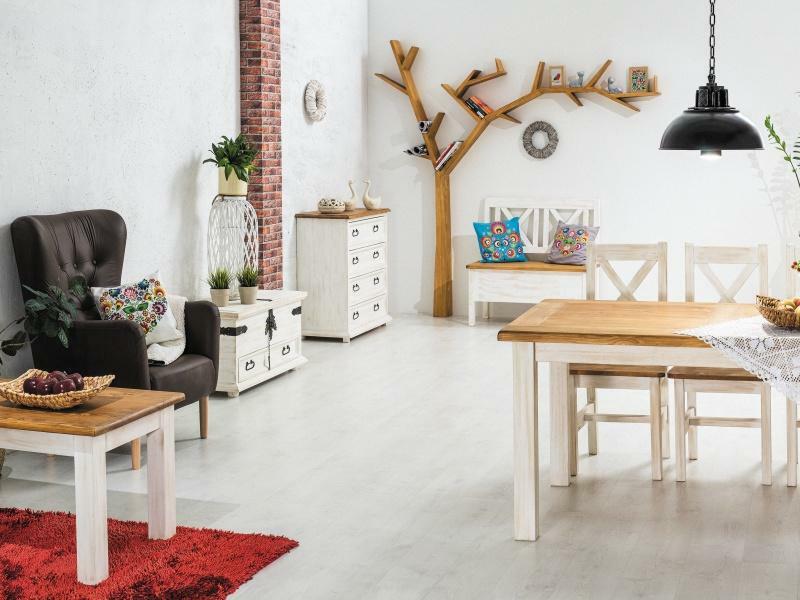 Poličkový systém Peter (masiv) (hnědá) (L)