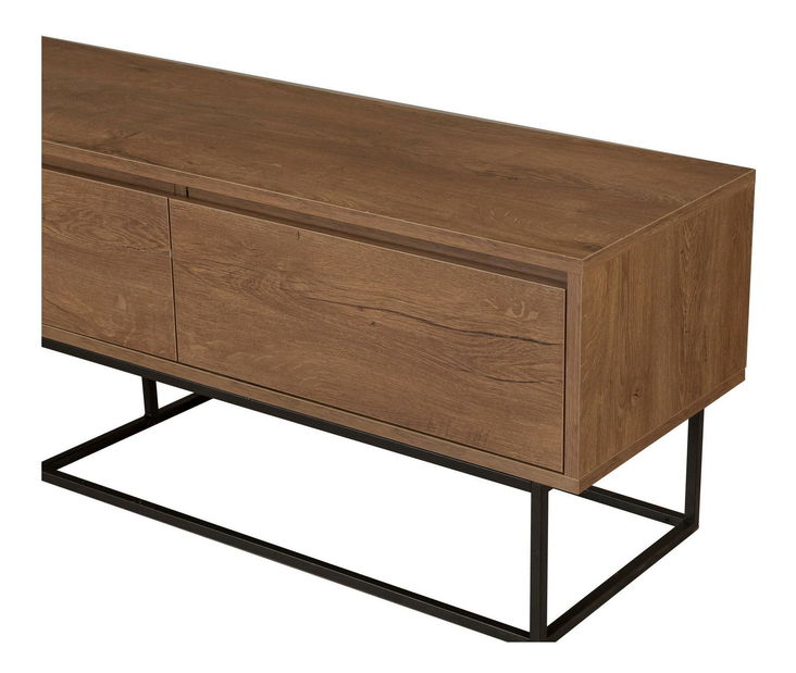 Souprava nábytku do obývacího pokoje Laxi 20 (ořech + černá)