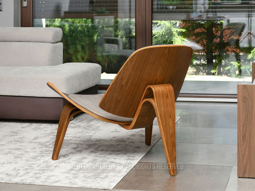 Křeslo Ronaldo (ořech)