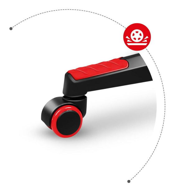 Herní křeslo Fusion 6.2 (černá + červená)