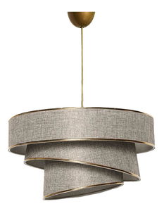 Stropní svítidlo Luxedanto 2 (béžová + zlatá)