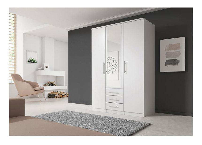 Šatní skříň Svalga 3D (bílá) *výprodej