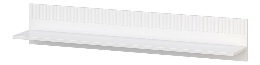 Nástěnná police Vejares (bílá + dub evoke)