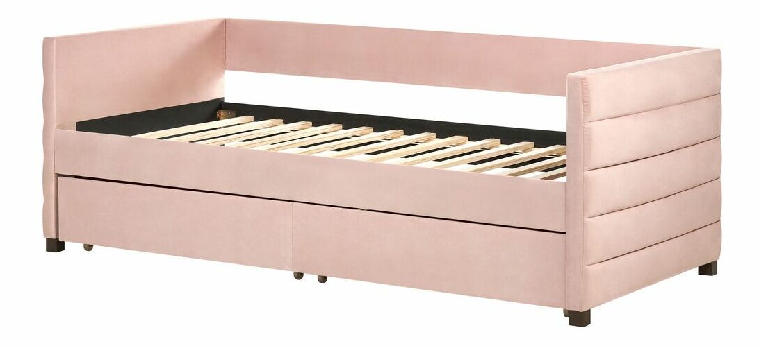 Jednolůžková postel 200 x 90 cm Marza (růžová)