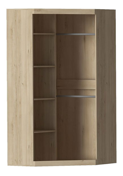 Rohová šatní skříň Smarden