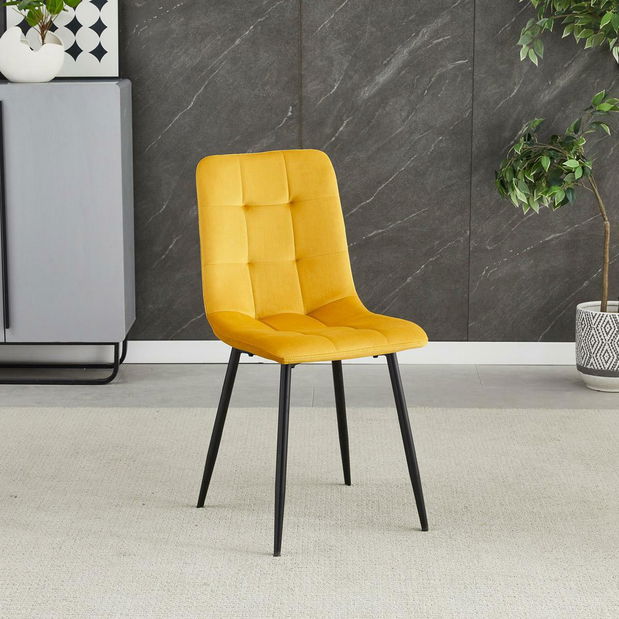 Jídelní židle Cereria (žlutá)