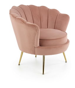 Relaxační křeslo Altha (růžová + zlatá)