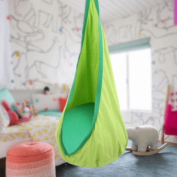 Závěsné houpací křeslo Sentra (zelená)