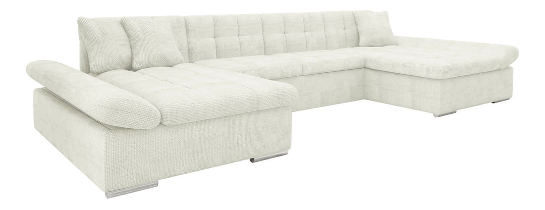 Rohová sedací souprava Agnara (bílá)