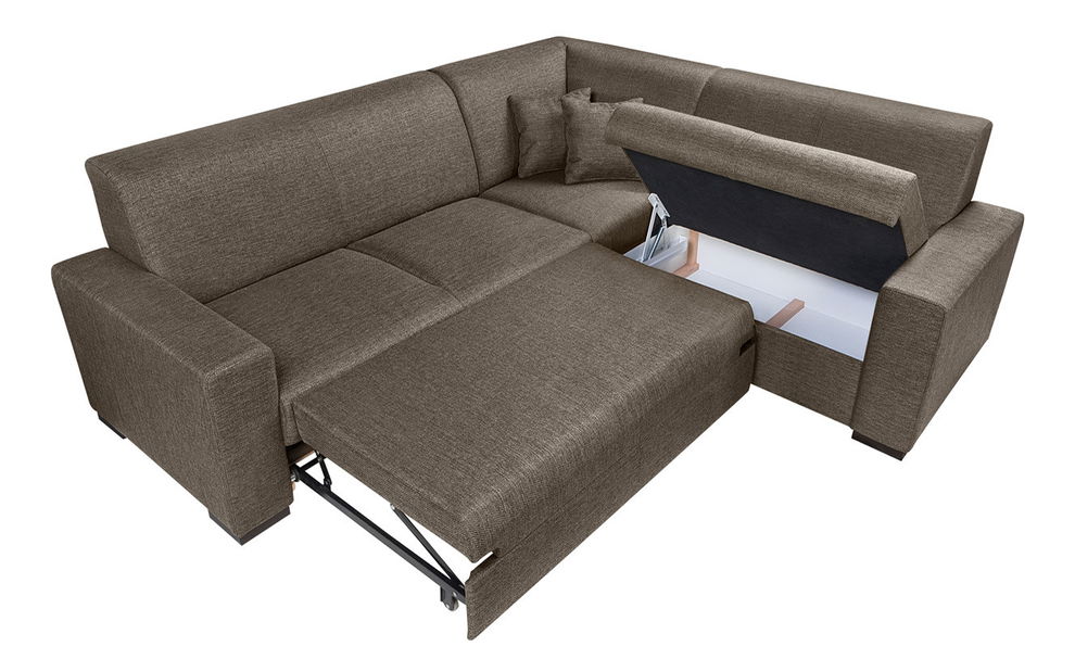 Rohová sedací souprava BRW Ryan II 2F.E.URCBK světlešedá (P)