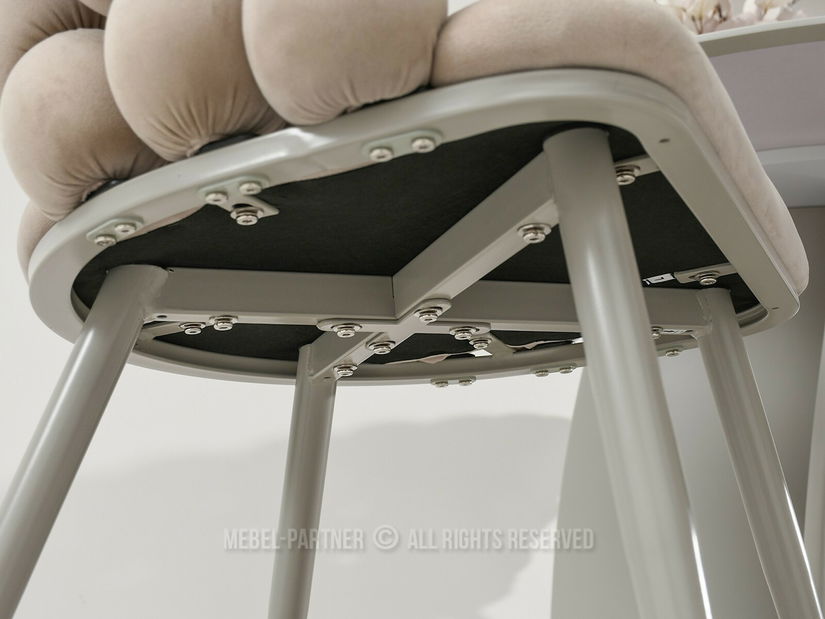 Jídelní židle Logico (béžová + šedá)