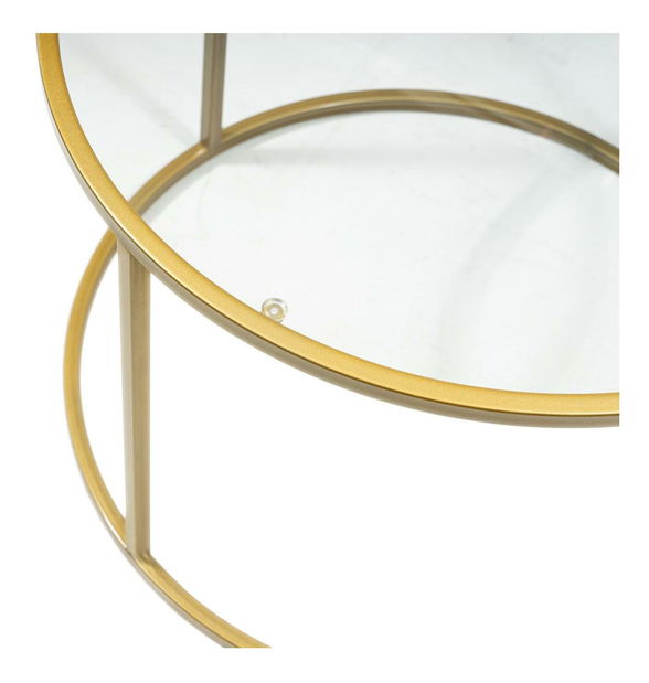 Konferenční stolek Bendo (zlatá) *výprodej