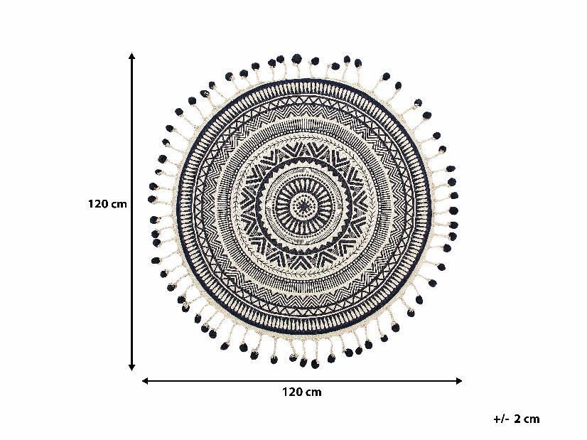 Koberec 120 cm Tamtam (bílá)