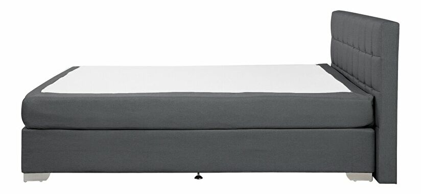 Manželská postel Boxspring 160 cm ADIR (s matracemi) (šedá)