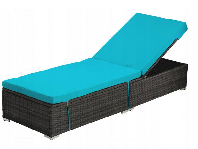 Zahradní lehátko Keta (modrá)