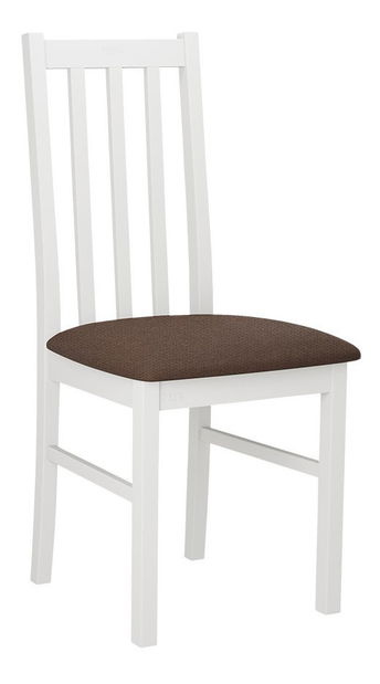 Jídelní židle Dalam X (bílá + hnědá)