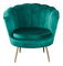 Křeslo Nolano (smaragdová)