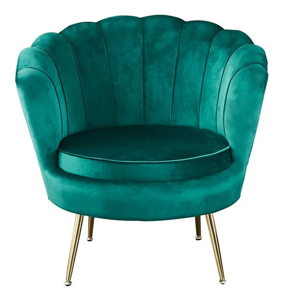 Křeslo Nolano (smaragdová)