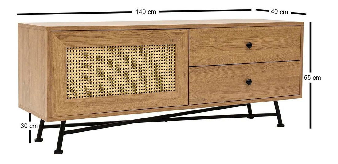 TV skříňka Vovula 11 (přírodní)