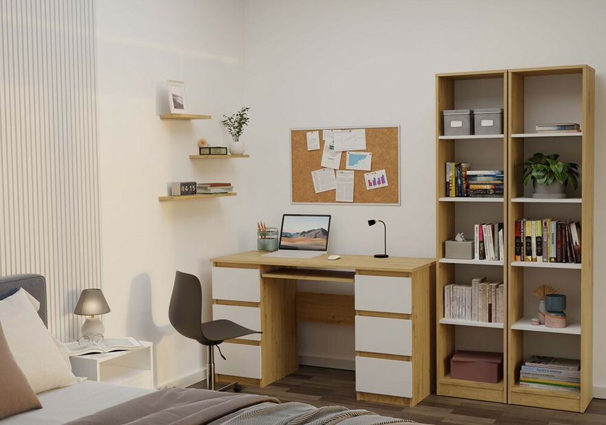 Regál Refarencios 2 (dub artisan + bílá)