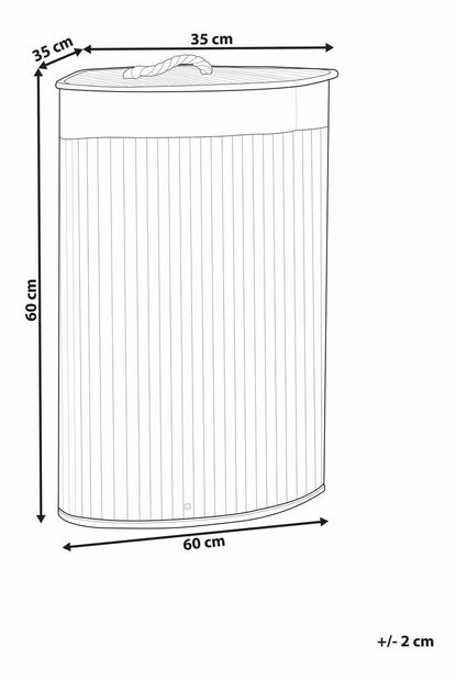 Koš na prádlo Matza (černá)