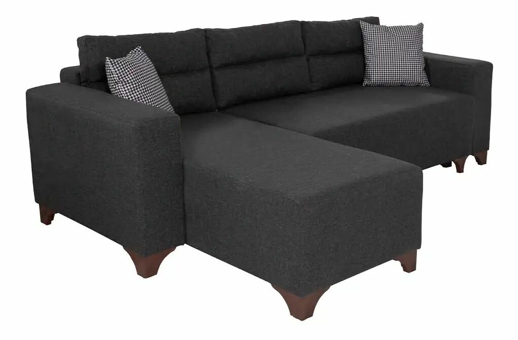 Rohová sedačka Tlofa (antracit) (P)