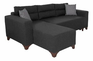 Rohová sedačka Tlofa (antracit) (L)