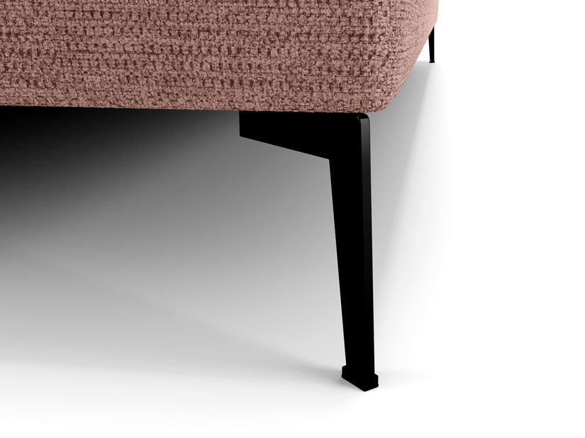 Jednolůžková postel 120 cm Infernus Bonell (lososová) (s roštem, s úl. prostorem)